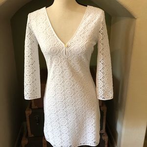 Lily Pulitzer white dress.